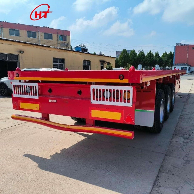 Salvage Flatbed Semi Trailers factory